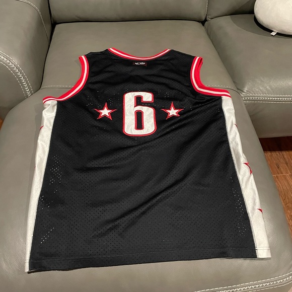 Converse All-Star Basketball Jersey #6 Red  White &blue Size XXL - Picture 8 of 15